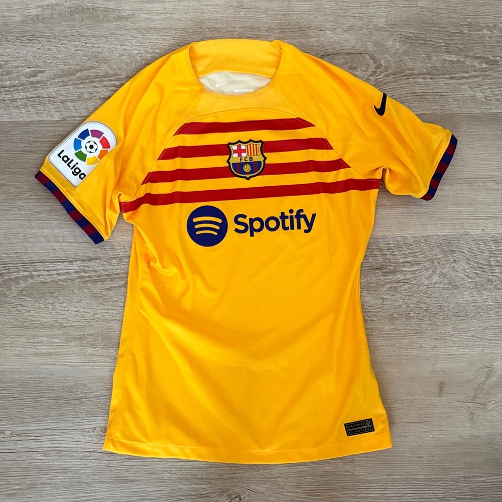 FC Barcelona Yellow Spotify Away Jersey